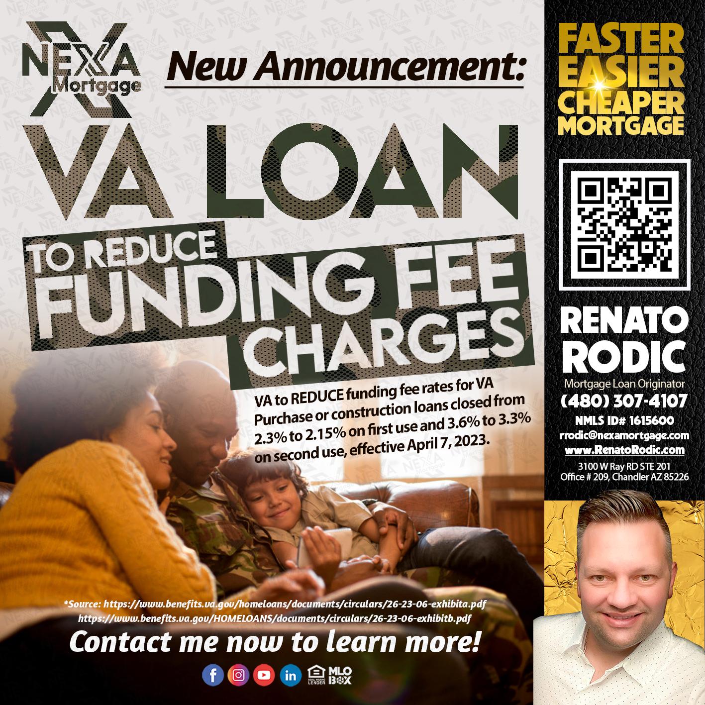 VA LOAN - Renato Rodic -Mortgage Loan Originator