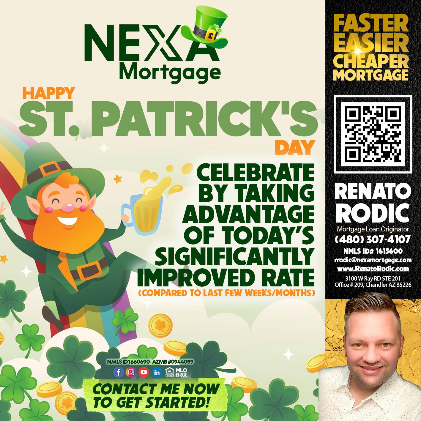 HAPPY ST. PATRICK´S DAY 2 - Renato Rodic -Mortgage Loan Originator