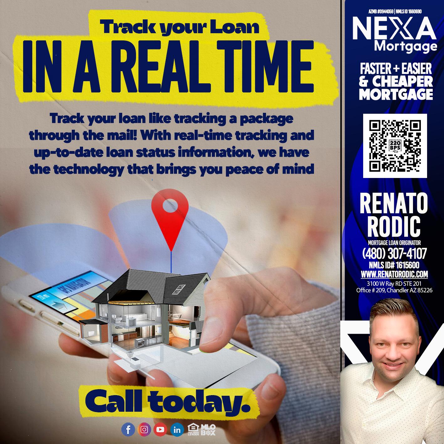 IN A REAL TIME - Renato Rodic -Mortgage Loan Originator