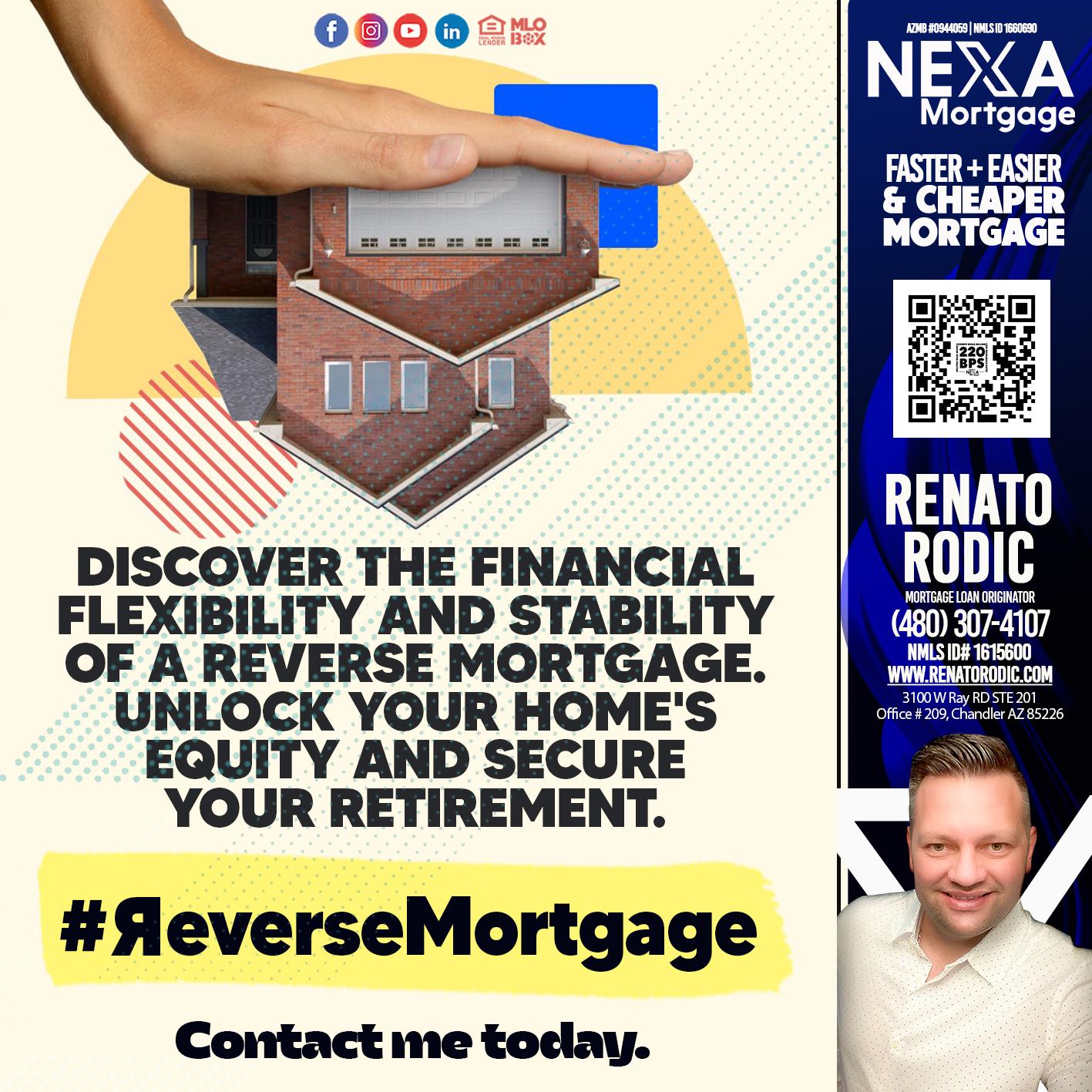REVERSE MORTGAGE - Renato Rodic -Mortgage Loan Originator