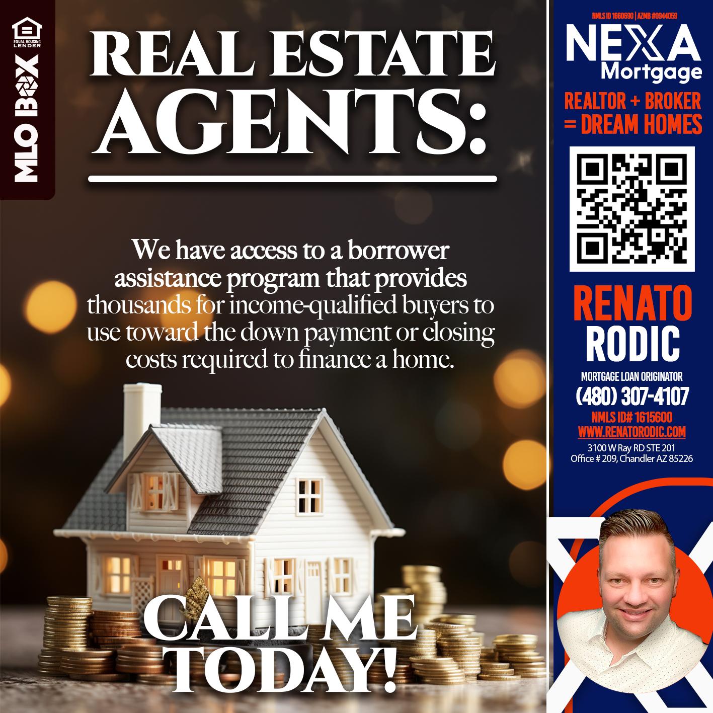 real estate agent - Renato Rodic -Mortgage Loan Originator