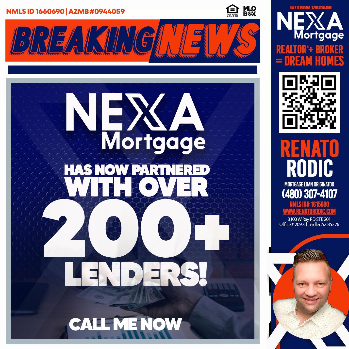 200+ - Renato Rodic -Mortgage Loan Originator