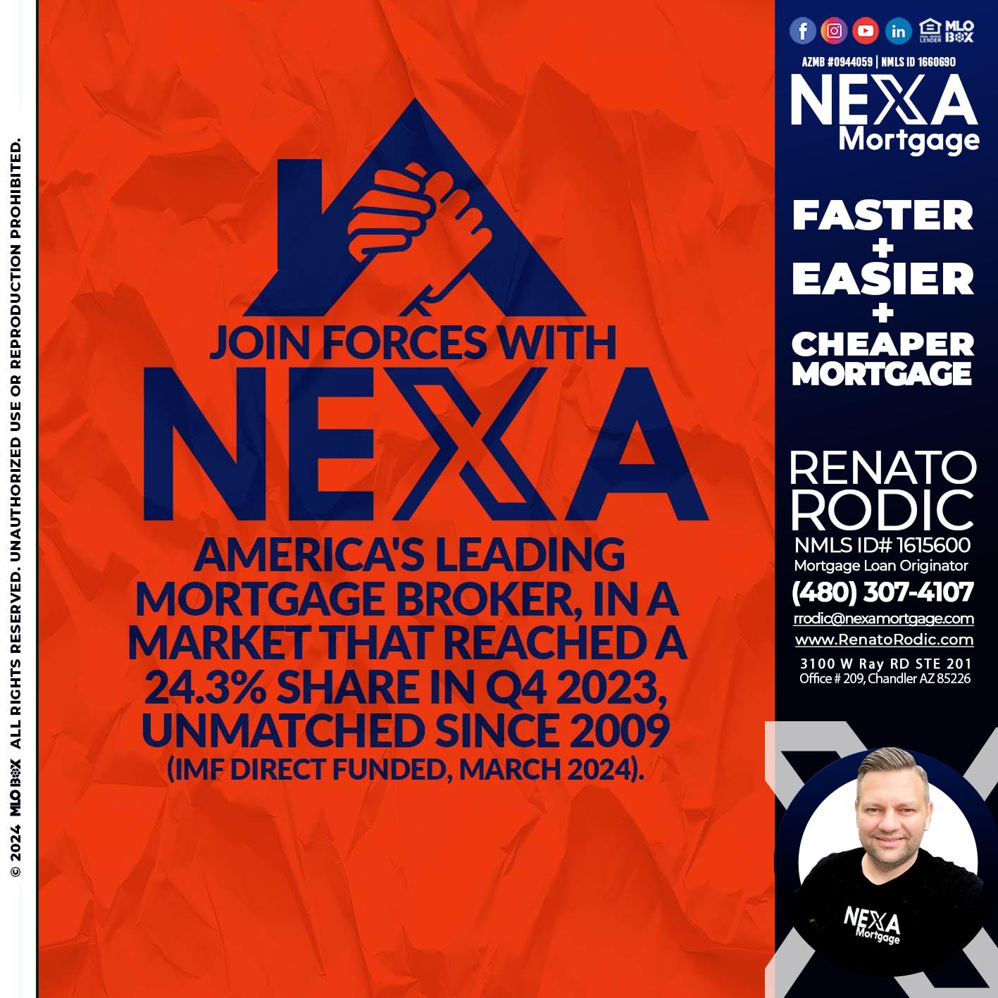 nexa - Renato Rodic -Mortgage Loan Originator