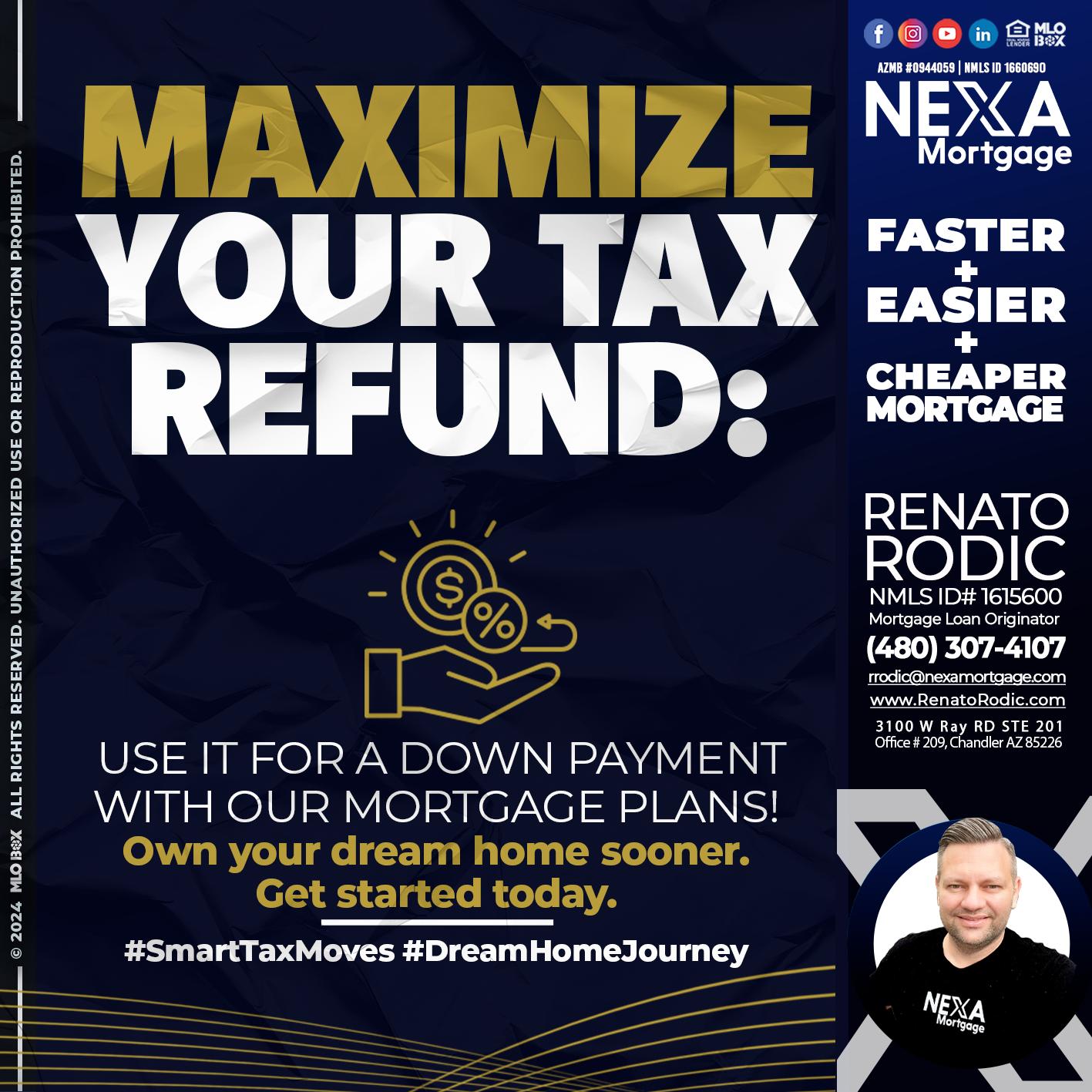 maximize - Renato Rodic -Mortgage Loan Originator