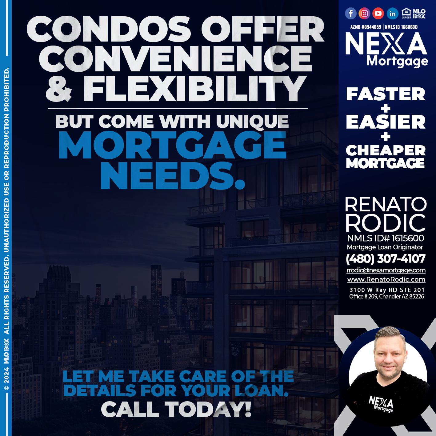 CONDOS - Renato Rodic -Mortgage Loan Originator