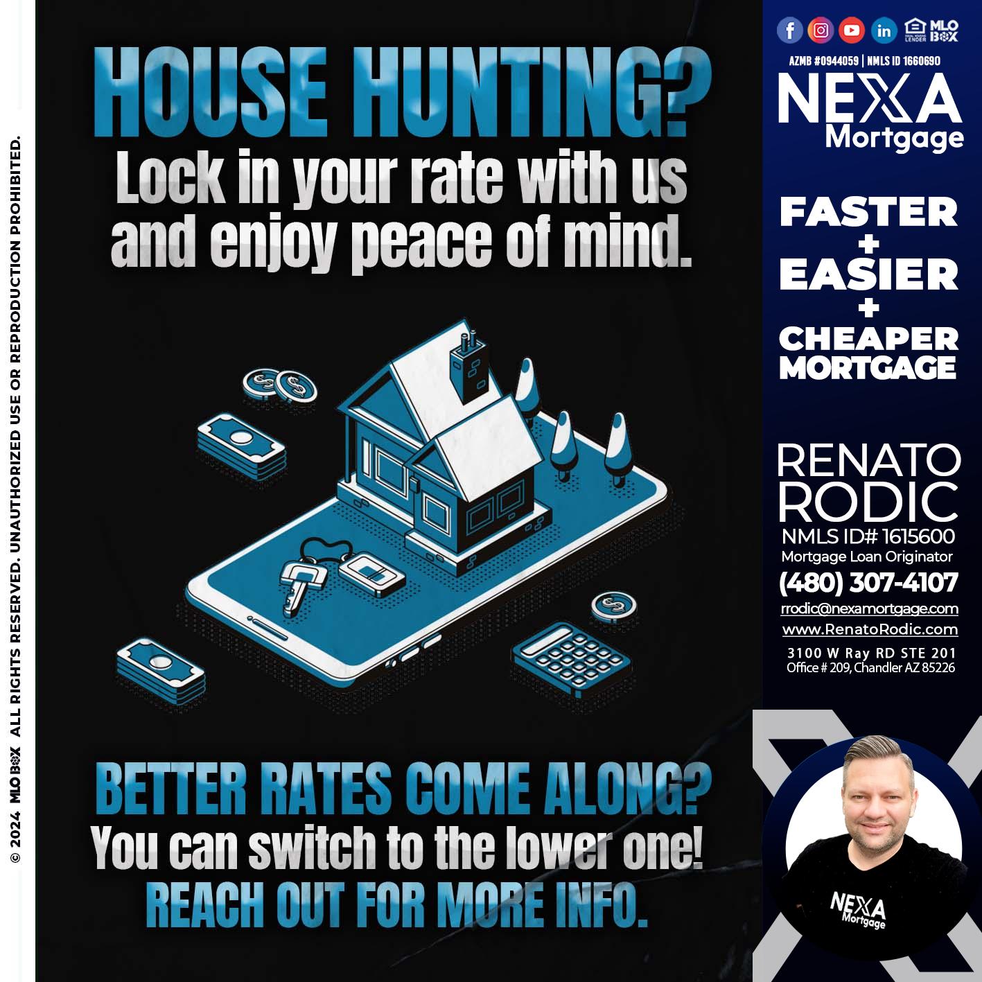 house hunting - Renato Rodic -Mortgage Loan Originator